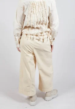 Elasticated Culottes in Cream