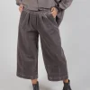 Elasticated Culottes in Iron