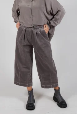 Elasticated Culottes in Iron