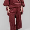 Elasticated Culottes in Intense Rust
