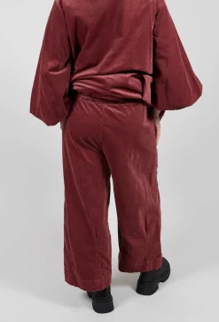 Elasticated Culottes in Intense Rust