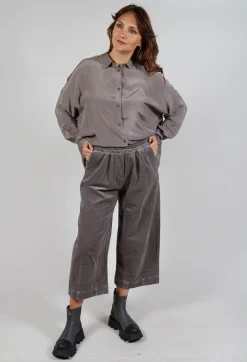 Elasticated Culottes in Iron