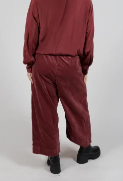 Elasticated Culottes in Intense Rust