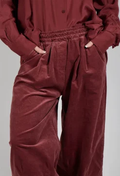 Elasticated Culottes in Intense Rust