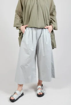 Elasticated Waist Trousers in Oyster Grey
