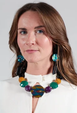Element Clip Earrings in Perseo