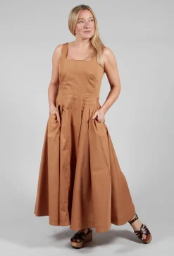 Eliodoro Dress in Camello
