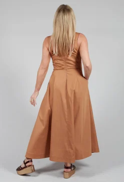 Eliodoro Dress in Camello