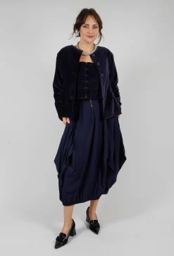 Eljana Top in Midnight Blue