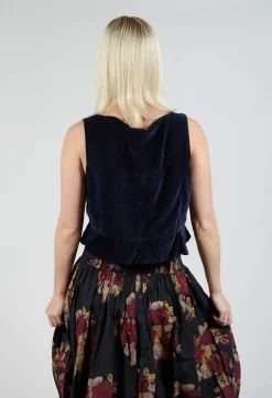 Eljana Top in Midnight Blue