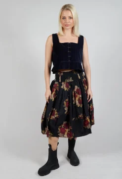 Eljana Top in Midnight Blue