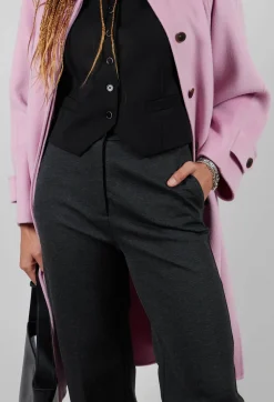 Ella Trousers in Dark Grey