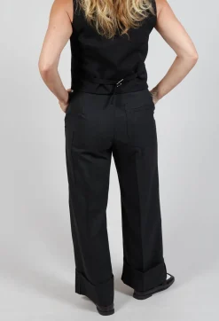 Ella Trousers in Dark Grey