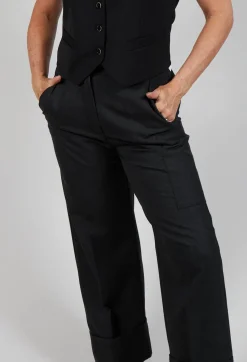 Ella Trousers in Dark Grey