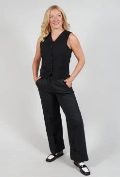Ella Trousers in Dark Grey