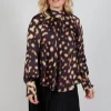 Elsa Blouse in Blurred Print