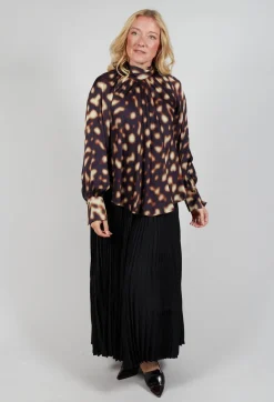 Elsa Blouse in Blurred Print