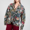 Embroidered Blazer in Multicolour