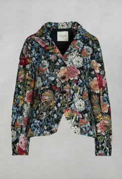 Embroidered Blazer in Multicolour
