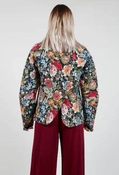 Embroidered Blazer in Multicolour
