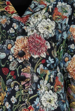 Embroidered Blazer in Multicolour