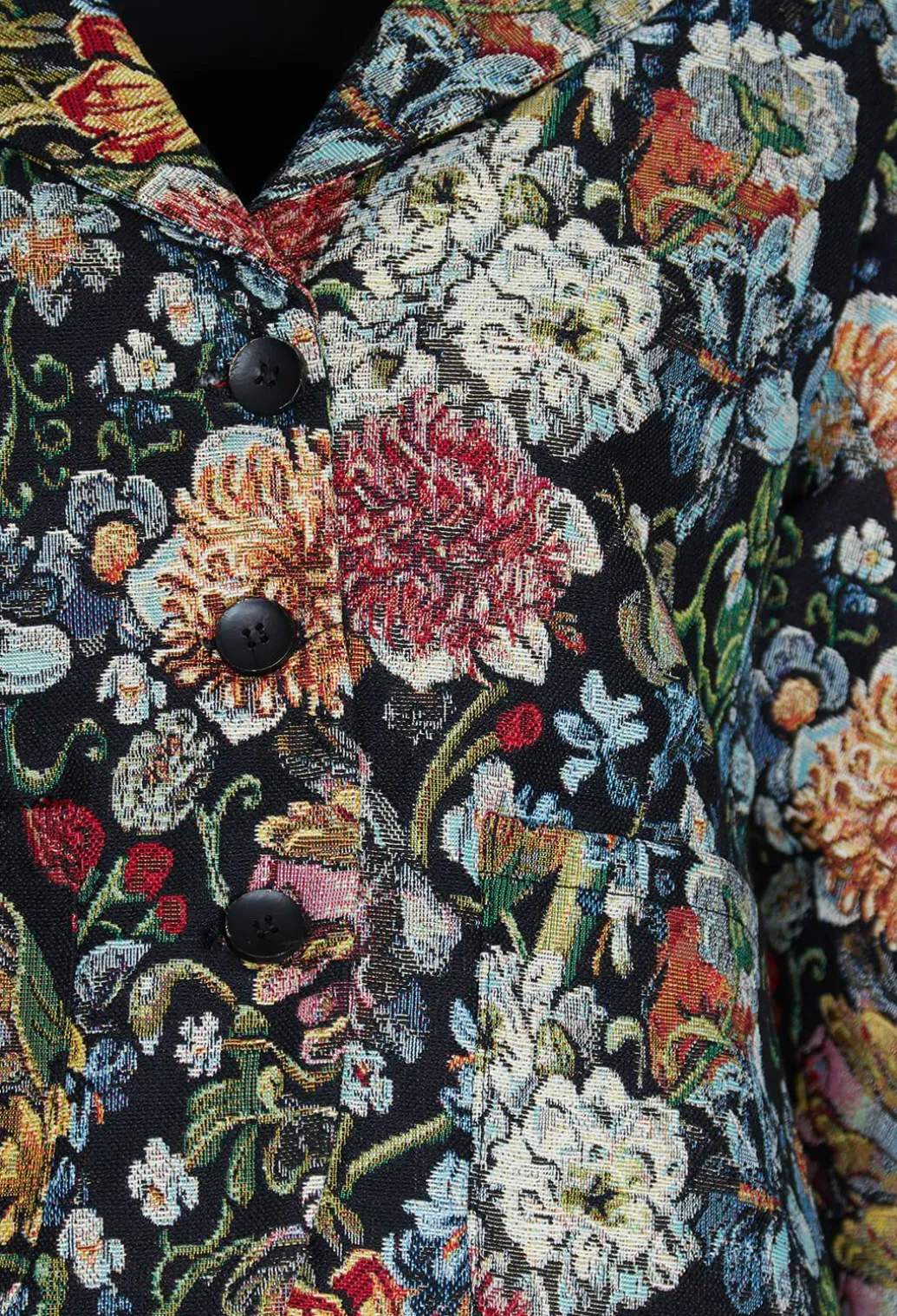Embroidered Blazer in Multicolour