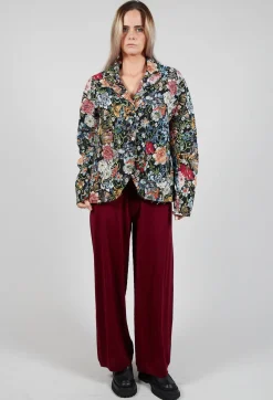 Embroidered Blazer in Multicolour