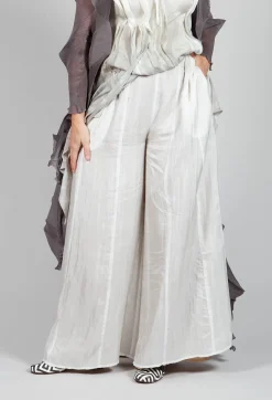 Emma Pants Reversible in Plain Cream