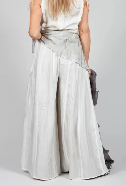 Emma Pants Reversible in Plain Cream