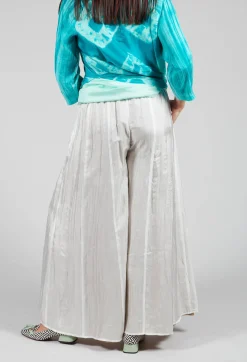 Emma Pants Reversible in Plain Cream