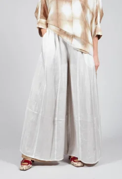 Emma Pants Reversible in Plain Cream