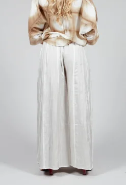 Emma Pants Reversible in Plain Cream
