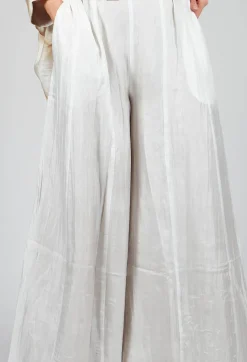 Emma Pants Reversible in Plain Cream