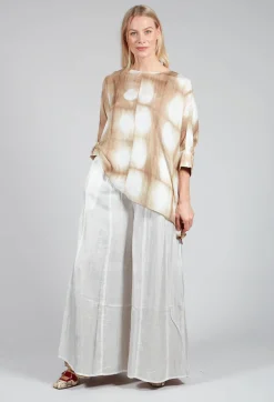 Emma Pants Reversible in Plain Cream