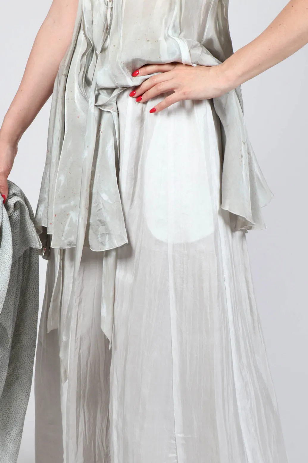 Emma Pants Reversible in Plain Cream