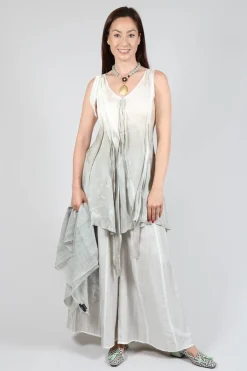 Emma Pants Reversible in Plain Cream