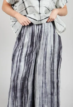 Emma Reversible Pants in Black and White