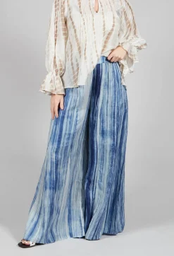 Emma Reversible Pants in Blue
