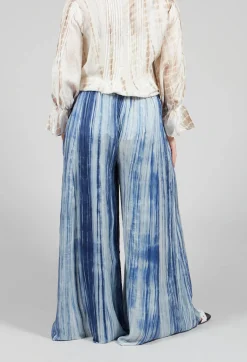Emma Reversible Pants in Blue