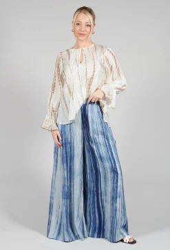 Emma Reversible Pants in Blue