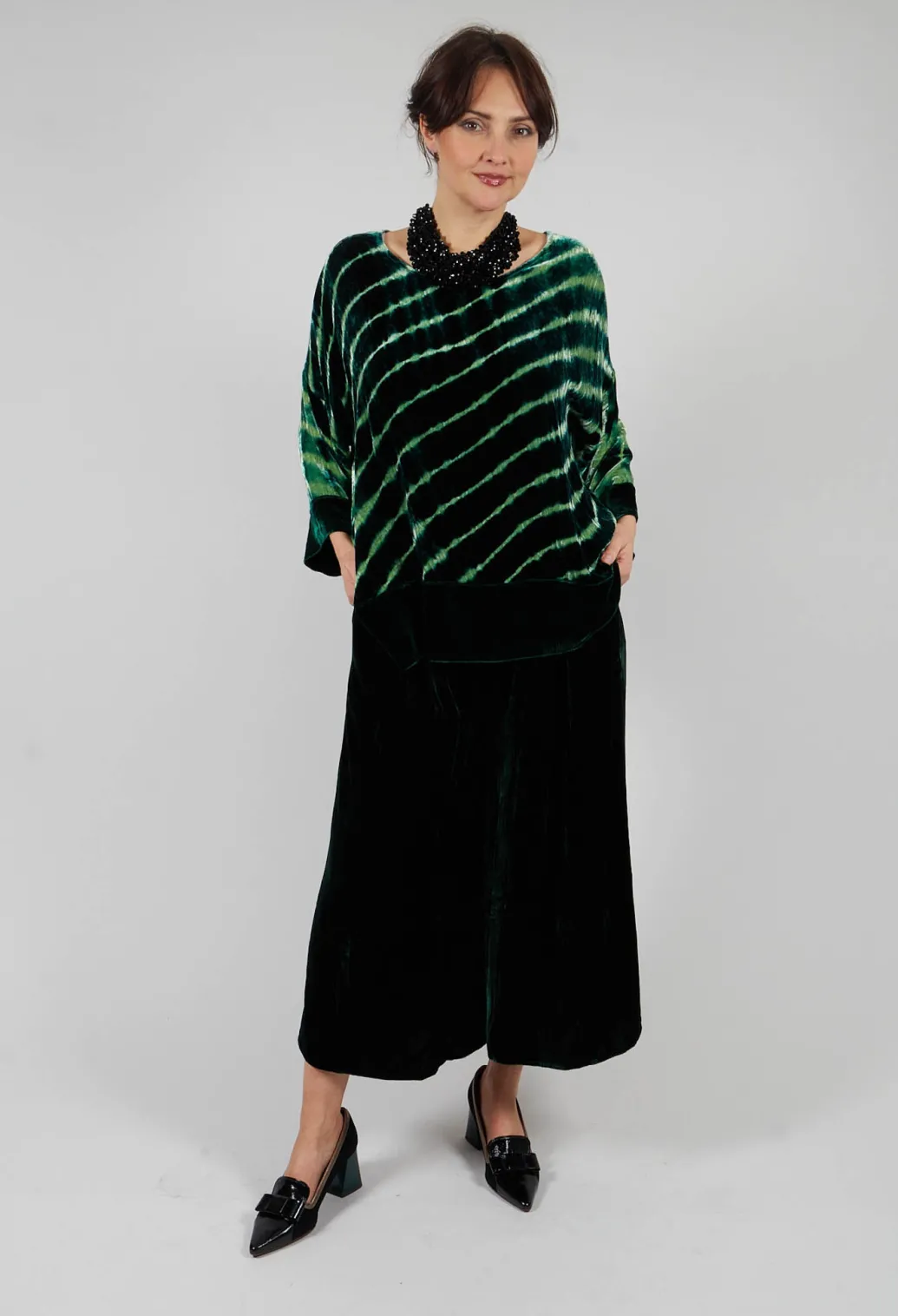 Emma Trousers in Bottle Green