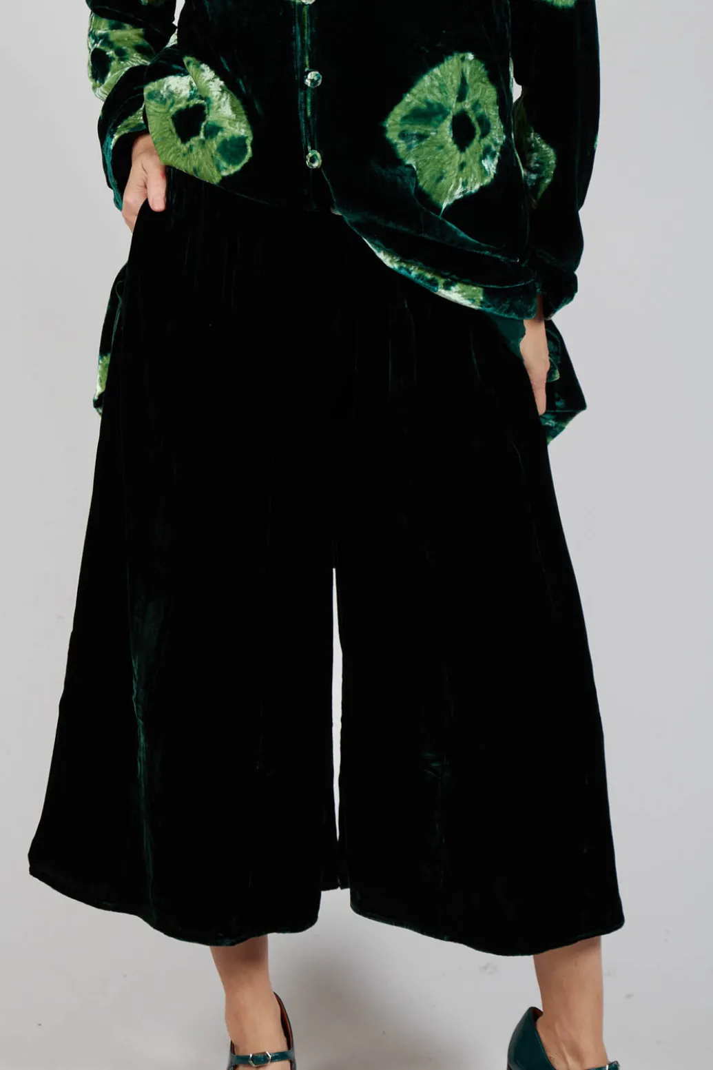 Emma Trousers in Bottle Green