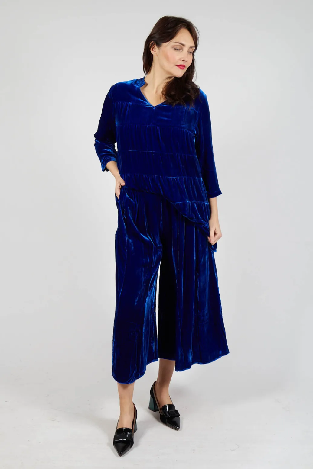Emma Trousers in Cobalt Blue