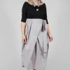 ENSA Dress in Black Light Grey