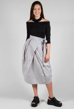 ENSA Dress in Black Light Grey
