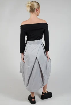 ENSA Dress in Black Light Grey