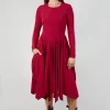 Enthusiasm Dress in Red