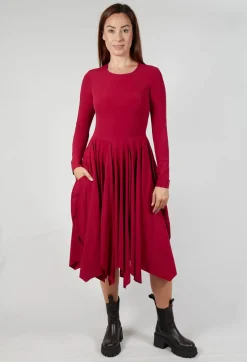 Enthusiasm Dress in Red