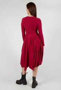 Enthusiasm Dress in Red