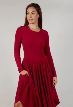 Enthusiasm Dress in Red